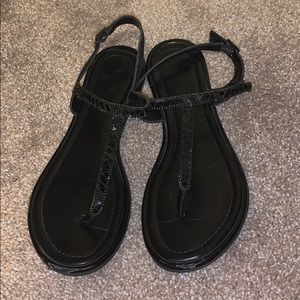 Black Rhinestone Shoes